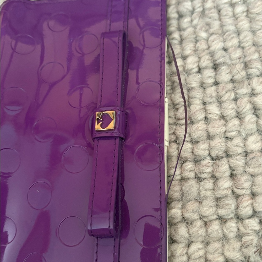 Kate Spade Patent Purple Tote Bag and wallet - Picture 6 of 9